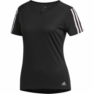 adidas RUN 3S TEE W černá XS - Dámské sportovní tričko