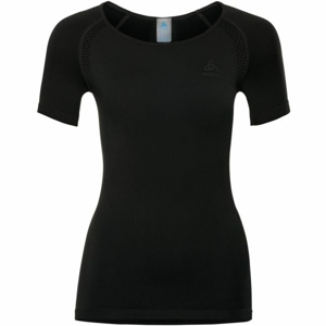 Odlo SUW WOMEN'S TOP S/S CREW NECK PERFORMANCE ESSENTIALS LIGHT černá L - Dámské funkční triko