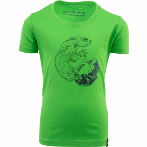 ALPINE PRO ODDO zelená 116-122 - Dětské triko