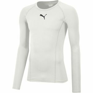 Puma LIGA BASELAYER TEE LS Pánské funkční triko, bílá, velikost L