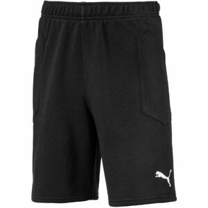 Puma LIGA CASUALS SHORTS JR Dětské šortky, černá, velikost 140