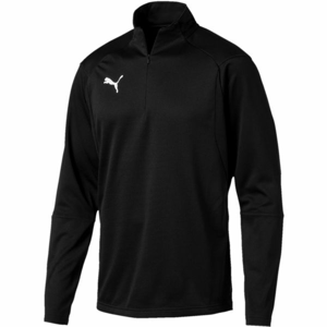 Puma LIGA TRAINING 1 4 ZIP TOP černá S - Pánská mikina