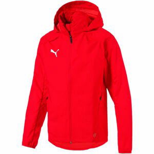 Puma LIGA TRAINING RAIN JACKET Pánská sportovní bunda, oranžová, veľkosť S