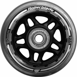 Rollerblade 80-82A+SG7+8MMSP Sada náhradních inline koleček, černá, velikost