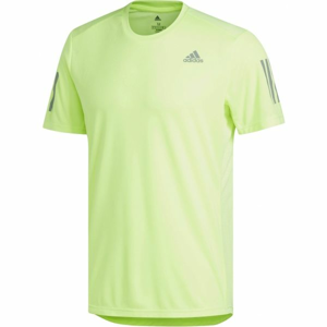 adidas OWN THE RUN TEE MEN zelená M - Pánské sportovní triko