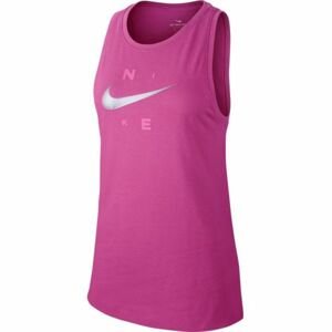 Nike DRY TANK DFC BRAND Dámské sportovní tílko, Růžová,Bílá, velikost