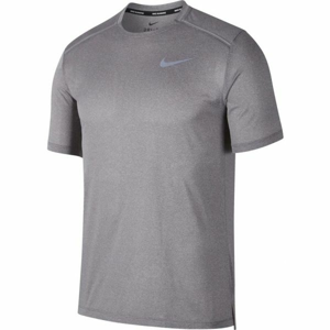 Nike DRY COOL MILER TOP SS Pánské běžecké triko, Šedá, velikost