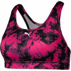 Puma 4KEEPS GRAPHIC BRA M Dámská sportovní podprsenka, růžová, velikost L