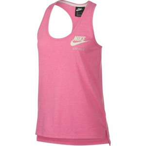 Nike NSW GYM VNTG TANK růžová S - Dámské tílko