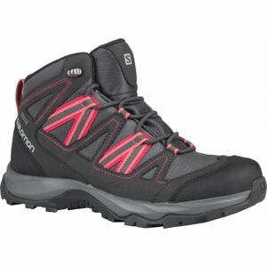 Salomon LEIGHTON MID GTX W Dámská hikingová obuv, tmavě šedá, velikost 38 2/3