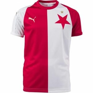Puma SK SLAVIA REPLIC KIDS bílá 128 - Dětský fotbalový dres