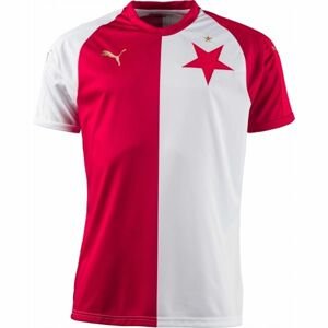 Puma SK SLAVIA CUP PRO Pohárový fotbalový dres, červená, velikost XS