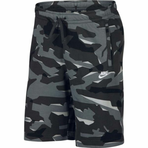 Nike NSW CLUB CAMO SHORT FT  M - Pánské kraťasy