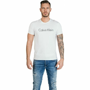 Calvin Klein S/S CREW NECK bílá S - Pánské tričko