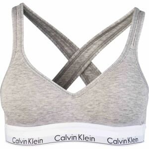 Calvin Klein BRALETTE LIFT Dámská podprsenka, šedá, velikost