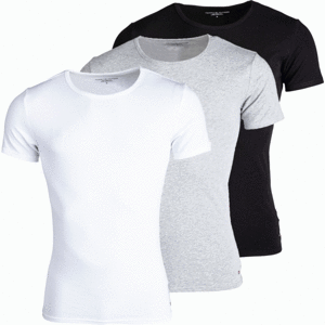 Tommy Hilfiger CN TEE SS 3 PACK PREMIUM ESSENTIALS Pánské tričko, bílá, velikost M