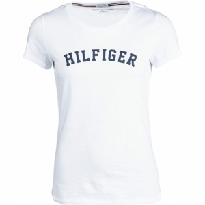 Tommy Hilfiger SS TEE PRINT bílá S - Dámské tričko