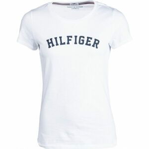 Tommy Hilfiger SS TEE PRINT Dámské tričko, bílá, velikost M