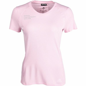 adidas FR SN SS TEE W růžová L - Dámské běžecké tričko