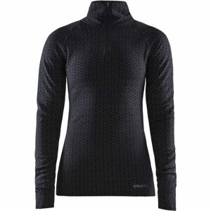 Craft MERINO 240 ZIP LS černá XS - Dámské vysoce funkční triko