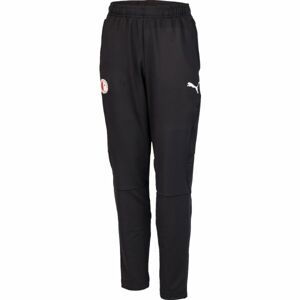 Puma LIGA TRAINING PANTS JR SLAVIA Chlapecké tepláky, černá, velikost 164