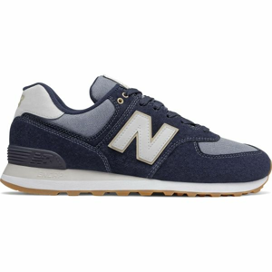 New Balance ML574SNJ tmavě modrá 10.5 - Pánská vycházková obuv