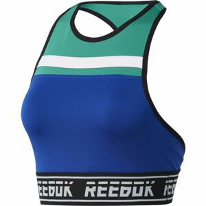 Reebok WOR MYT BRALETTE Sportovní podprsenka, Tmavě modrá,Bílá,Mix, velikost