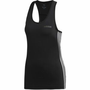 adidas W D2M 3S TANK černá S - Dámské tílko