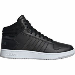 adidas HOOPS 2.0 MID Pánská volnočasová obuv, černá, velikost 46 2/3