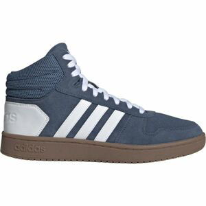 adidas HOOPS 2.0 MID Pánská kotníková obuv, modrá, velikost 43 1/3