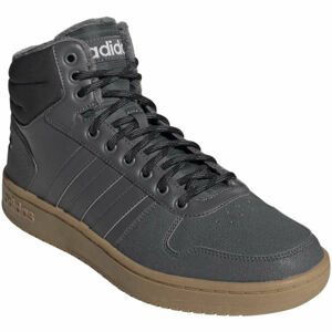 adidas HOOPS 2.0 MID šedá 7.5 - Pánská volnočasová obuv