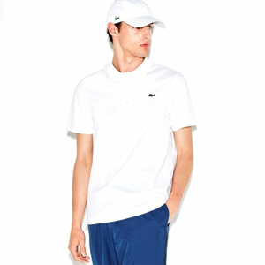 Lacoste MAN SHORT SLEEVES BEST POLO bílá M - Pánské polo tričko