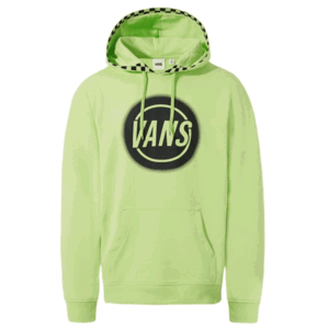 Vans WM TAPER OFF HOODIE světle zelená XS - Unisex mikina