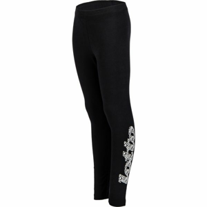 Lotto DREAMS G LEGGING PRT JS STC černá M - Dívčí legíny