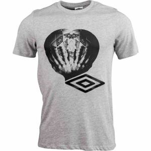 Umbro HANDBALL GRAPHIC TEE šedá L - Pánské triko