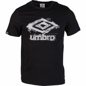 Umbro SCUFF LOGO GRAPHIC TEE černá L - Pánské triko