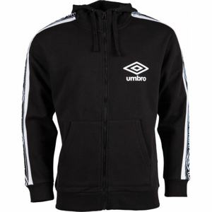 Umbro TAPED FZ HOODIE černá M - Pánská mikina