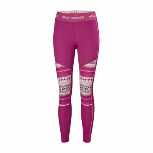 Helly Hansen LIFA ACTIVE GRAPHIC PANT W Dámské legíny, Růžová,Mix,Bílá, velikost S