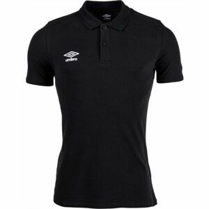 Umbro FW PIQUE POLO Pánské polo triko, Černá, velikost