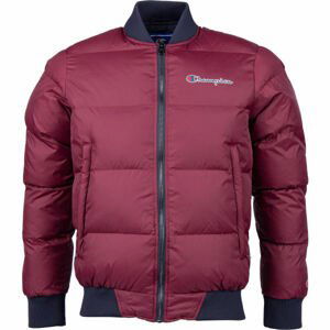 Champion BOMBER JACKET vínová S - Pánská zimní bunda