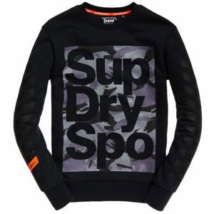 Superdry COMBAT BOXER CREW černá S - Pánská mikina