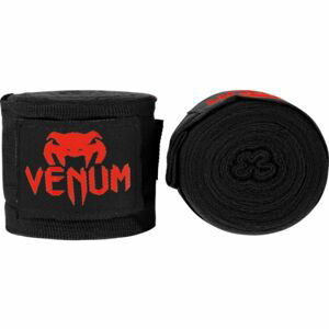 Venum KONTACT BOXING HANDWRAPS 4 M Boxerské bandáže, černá, velikost