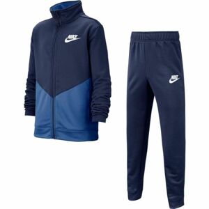 Nike B NSW CORE TRK STE PLY FUTURA modrá S - Dětská sportovní souprava