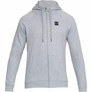 Under Armour RIVAL FLEECE FZ HOODIE šedá M - Pánská mikina