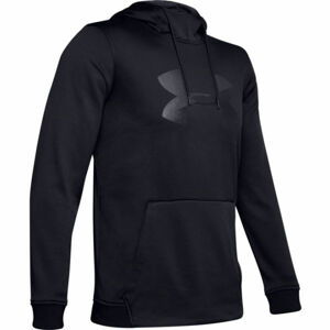 Under Armour AF PO HOODIE BIG LOGO GRAPHIC černá S - Pánská mikina