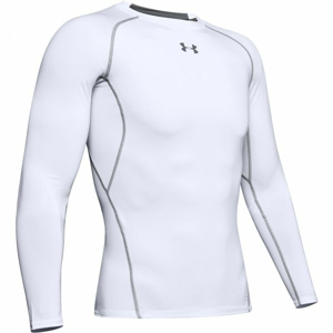 Under Armour HG ARMOUR LS bílá XL - Pánské kompresní triko