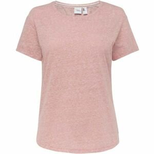 O'Neill LW ESSENTIAL T-SHIRT Dámské tričko, Růžová,Bílá, velikost
