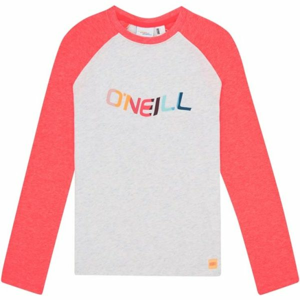 O'Neill LG NEVA L/SLV T-SHIRT bílá 140 - Dívčí tričko s dlouhým rukávem