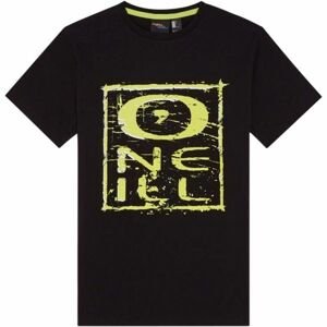 O'Neill LB O T-SHIRT Chlapecké tričko, Černá,Světle zelená, velikost