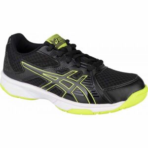 Asics UPCOURT 3 GS Dětská sálová obuv, černá, velikost 35.5